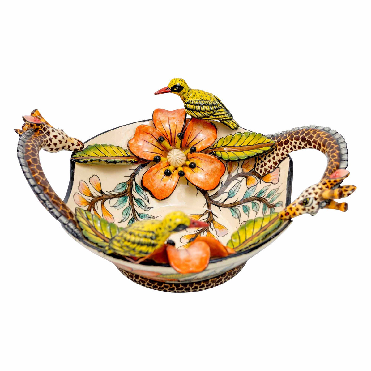 Giraffe & Sunbird Bowl