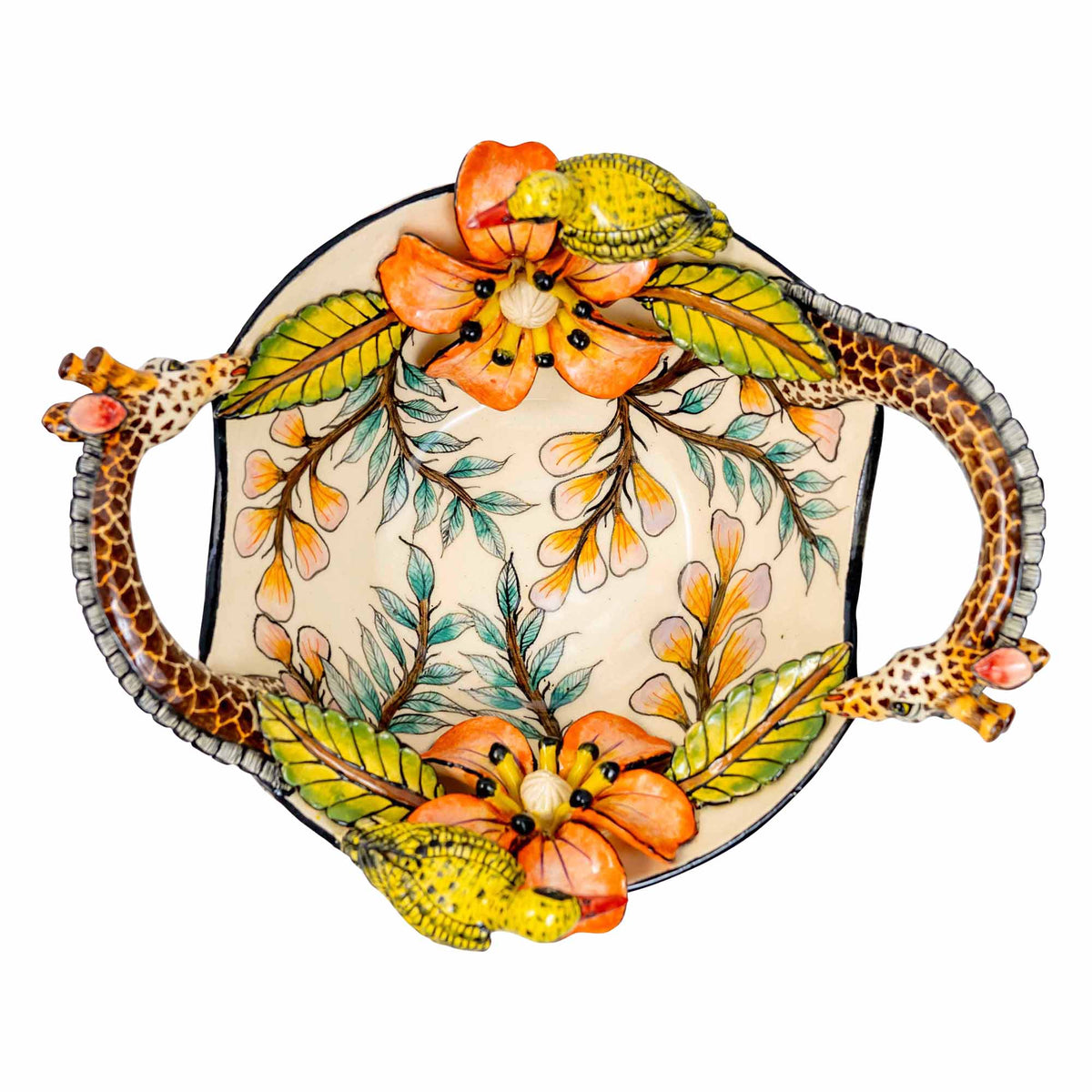 Giraffe & Sunbird Bowl