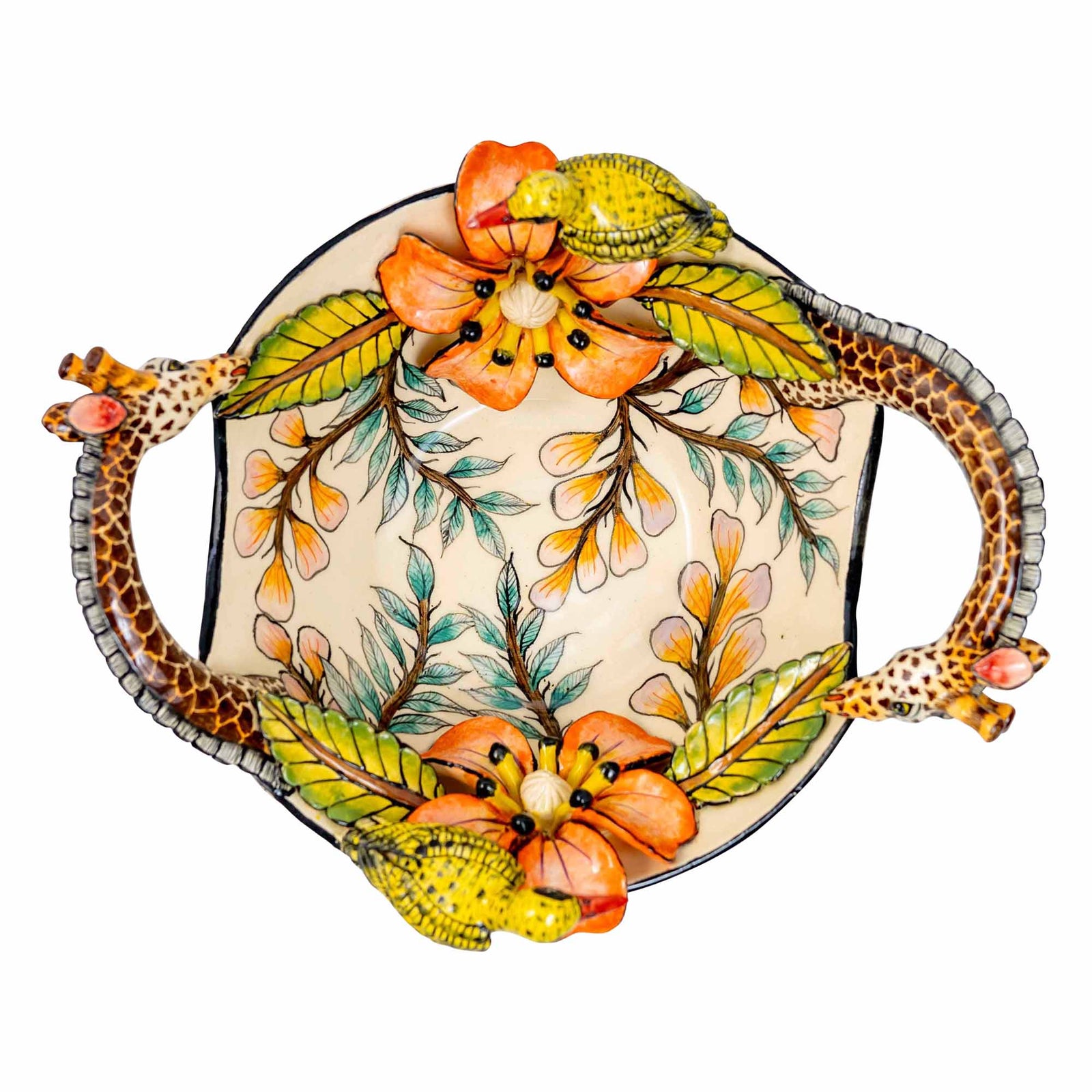 Giraffe & Sunbird Bowl