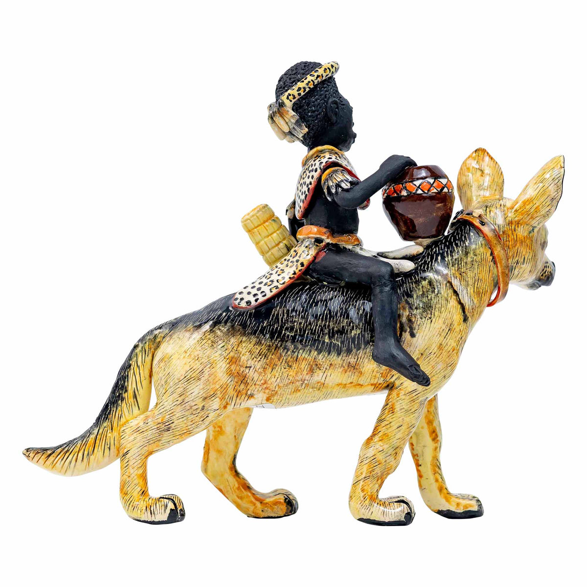 Man German Shepherd Rider
