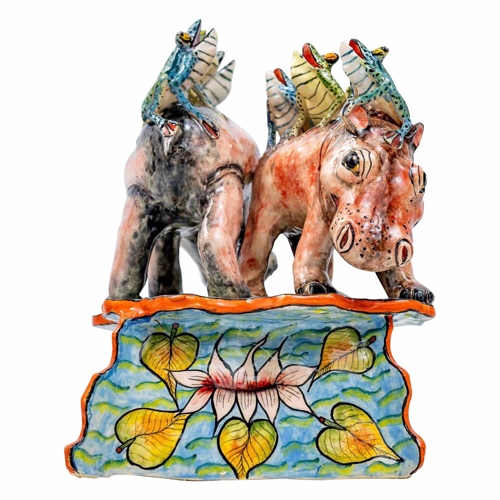 Frog & Hippopotamus Stand