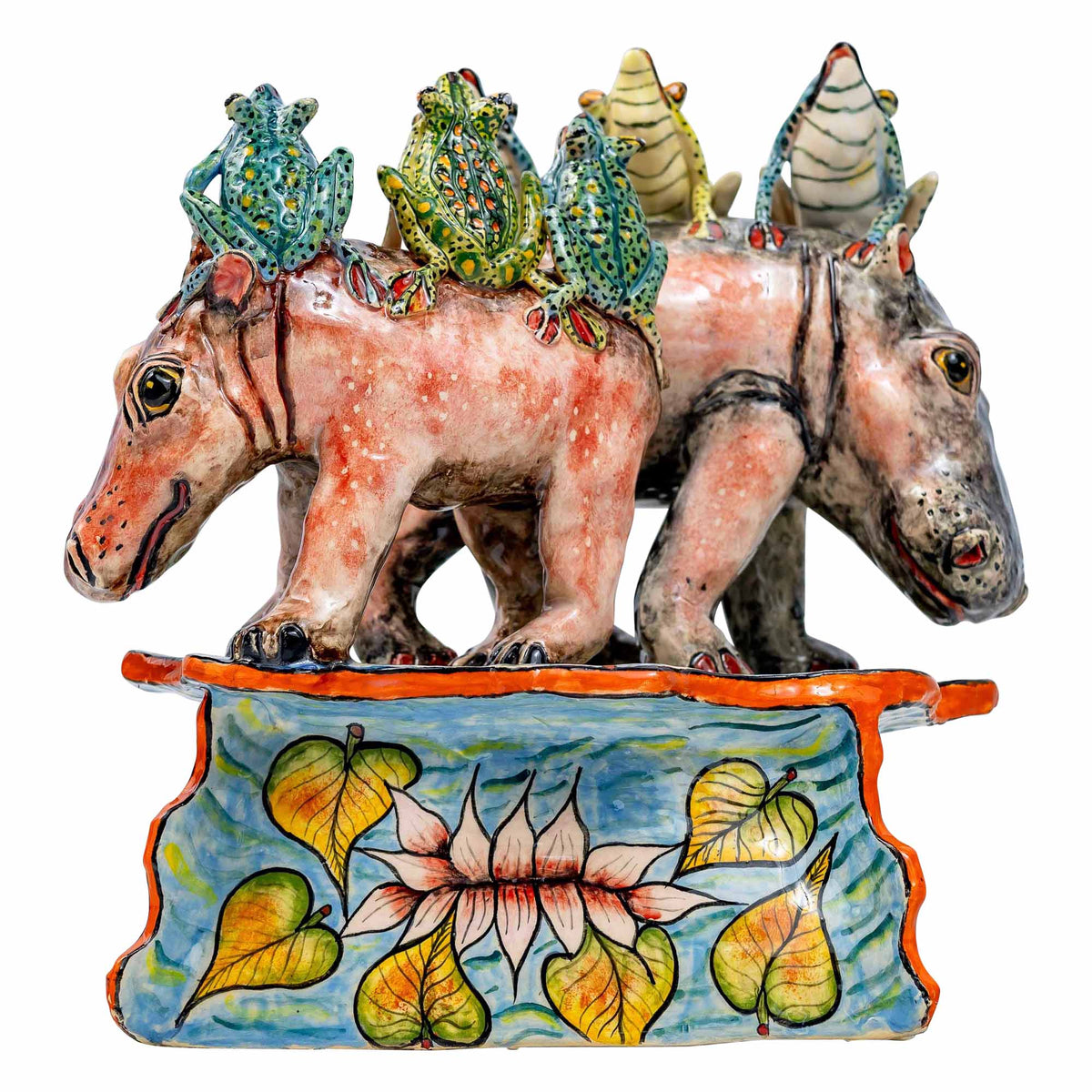 Frog & Hippopotamus Stand