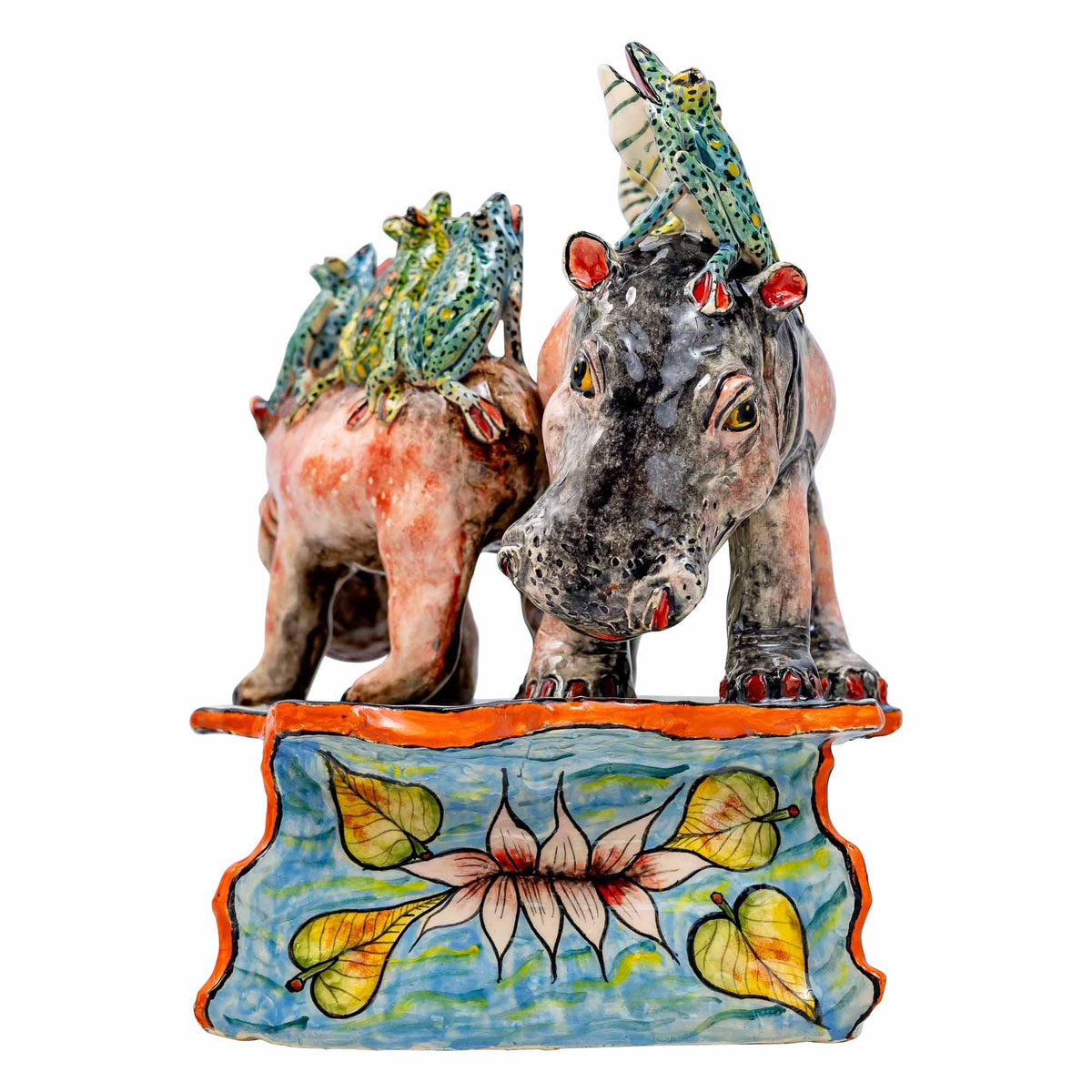 Frog & Hippopotamus Stand