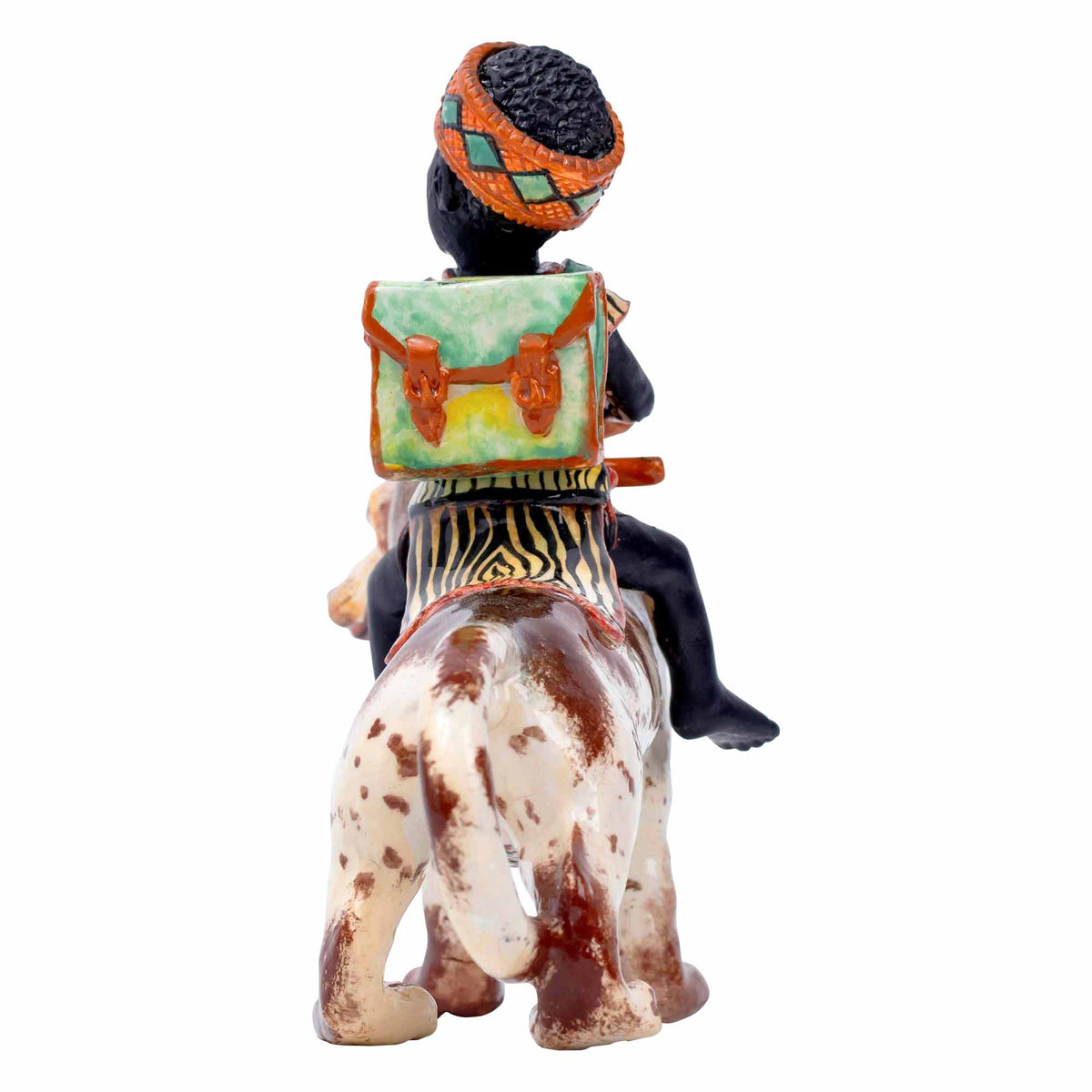 Monkey & Zebra Sculpture