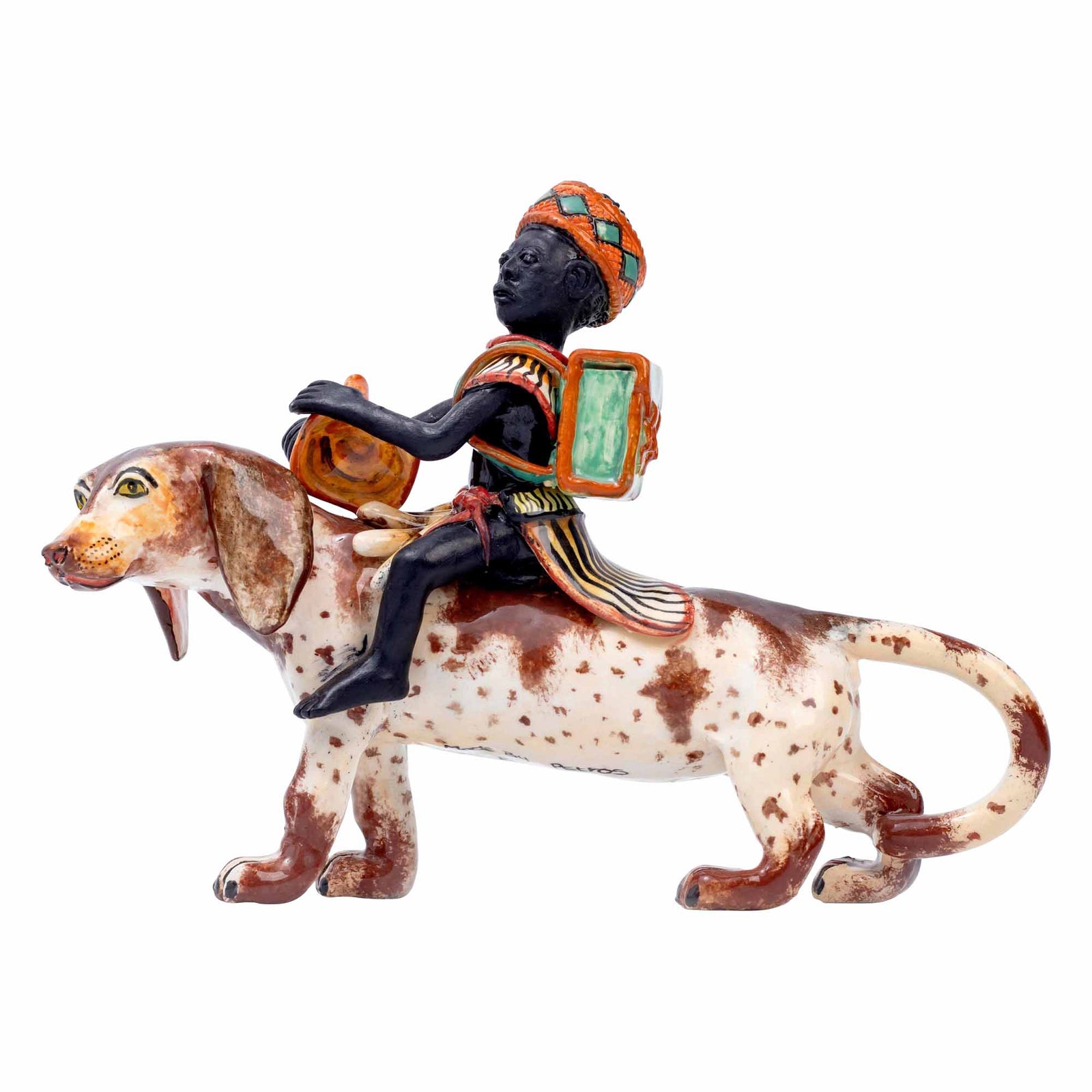 Monkey & Zebra Sculpture