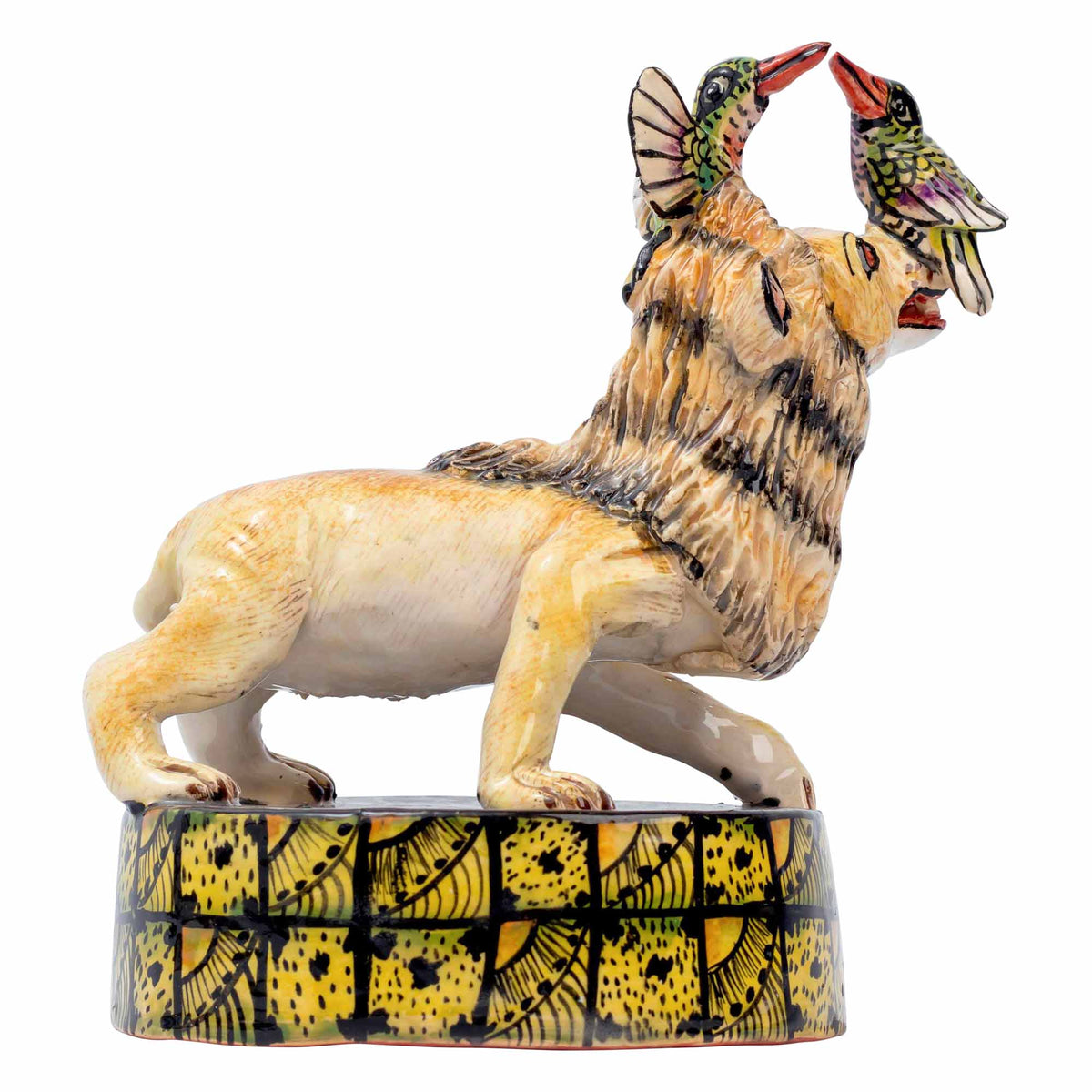 Sunbirds Lion Head Sculpture