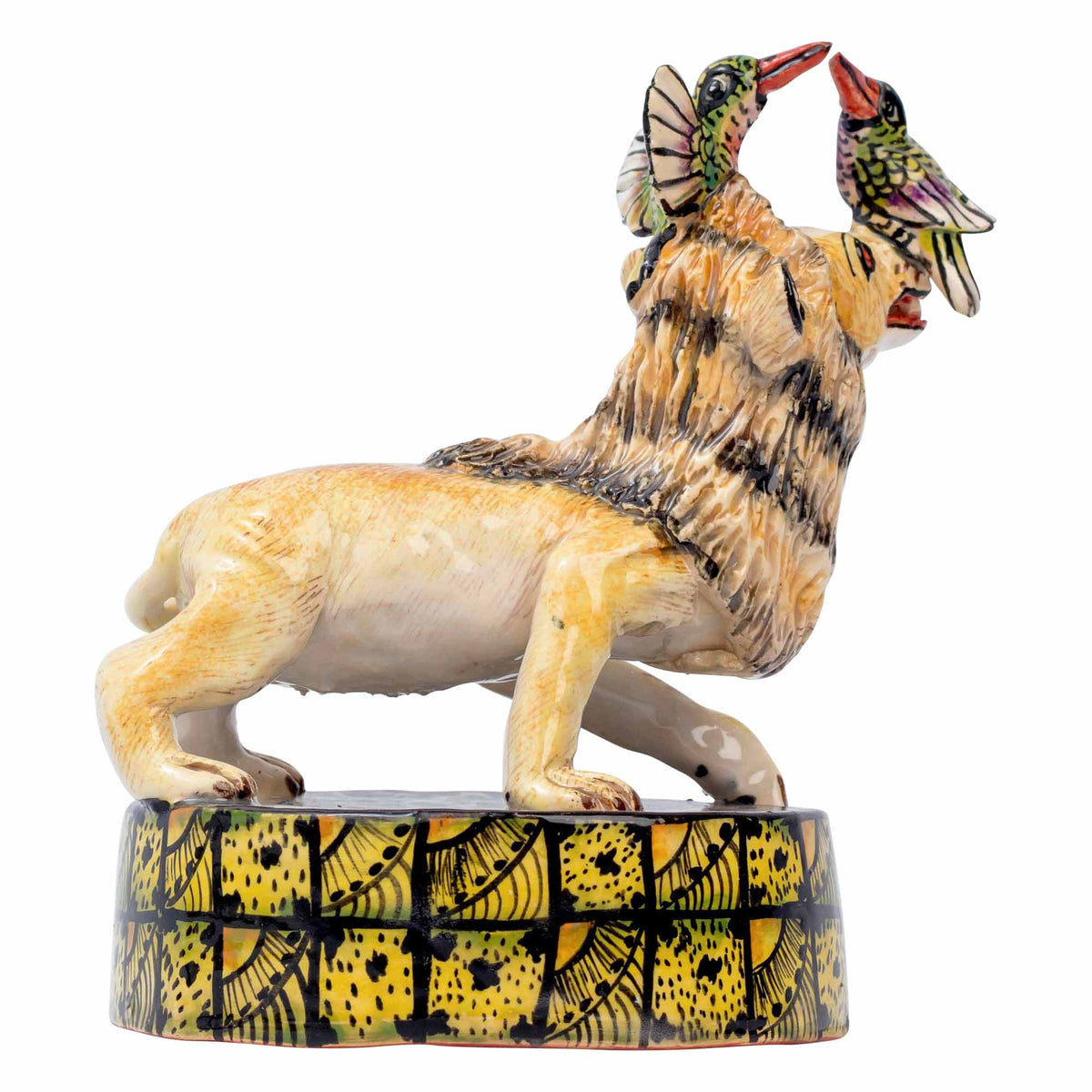 Sunbirds Lion Head Sculpture