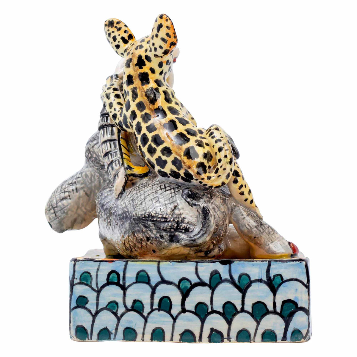 Bush Baby & Elephant Sculpture