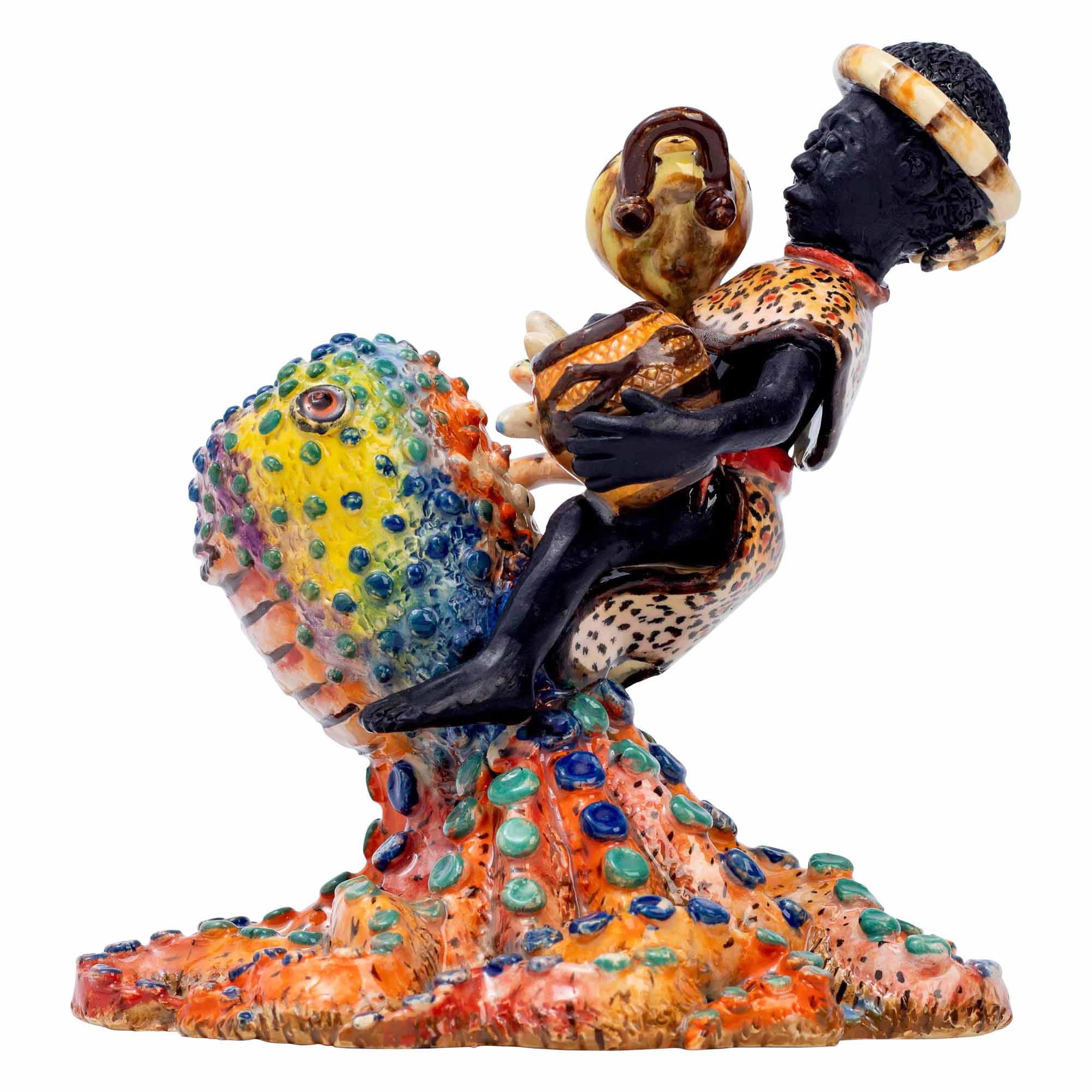 African Man Octopus Platter