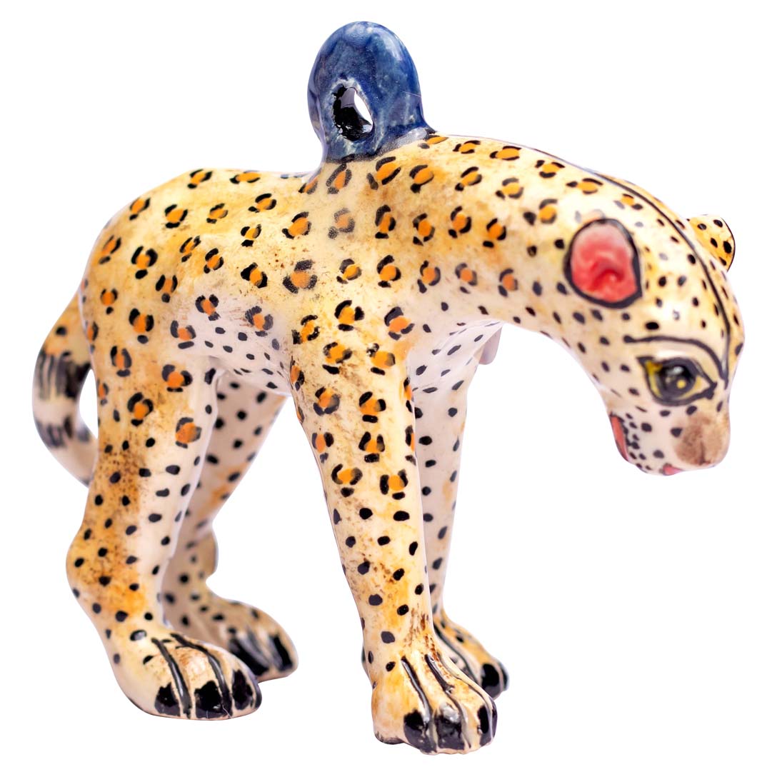 Leopard ornament