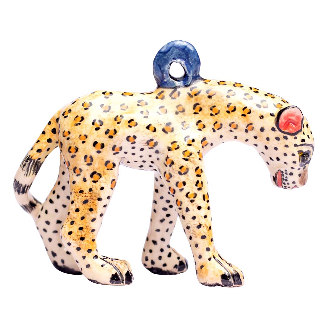 Leopard ornament