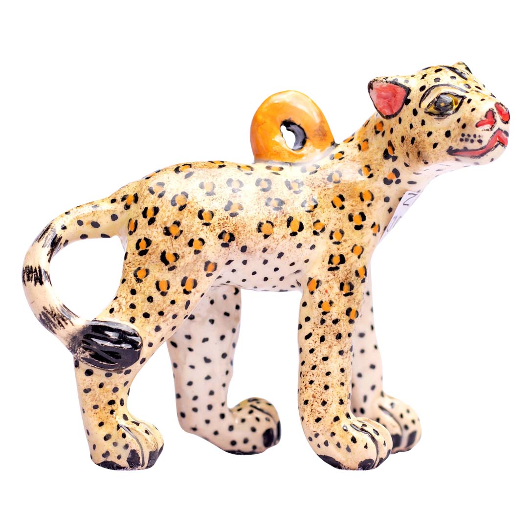 Leopard ornament