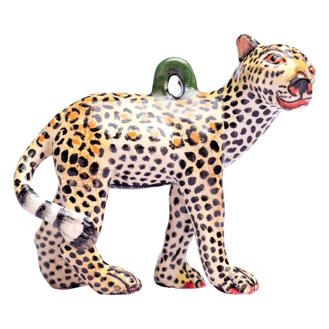 Leopard ornament