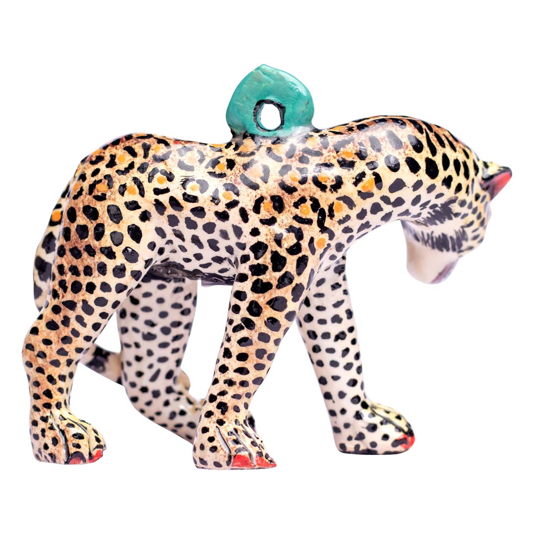 Leopard ornament