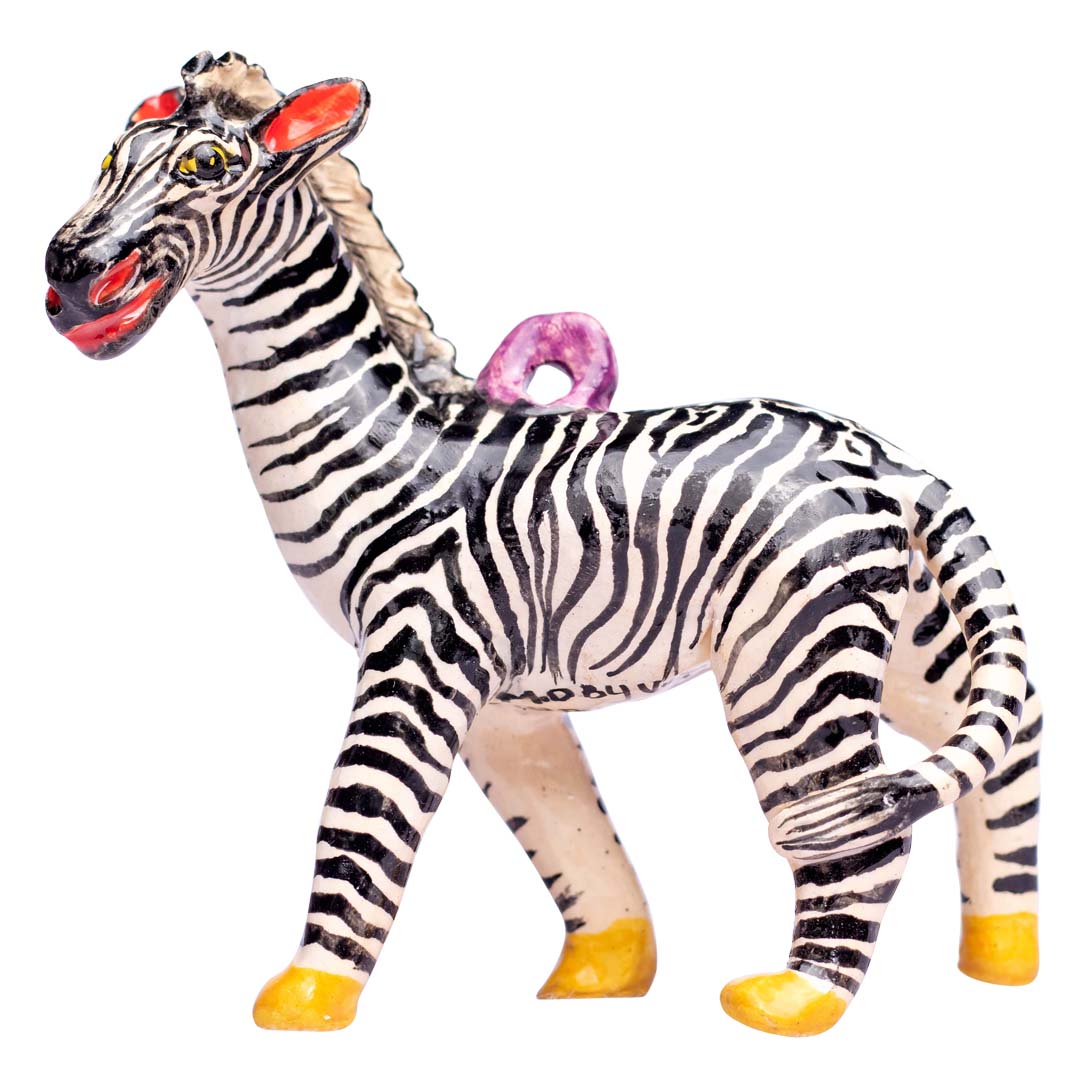 Zebra ornament