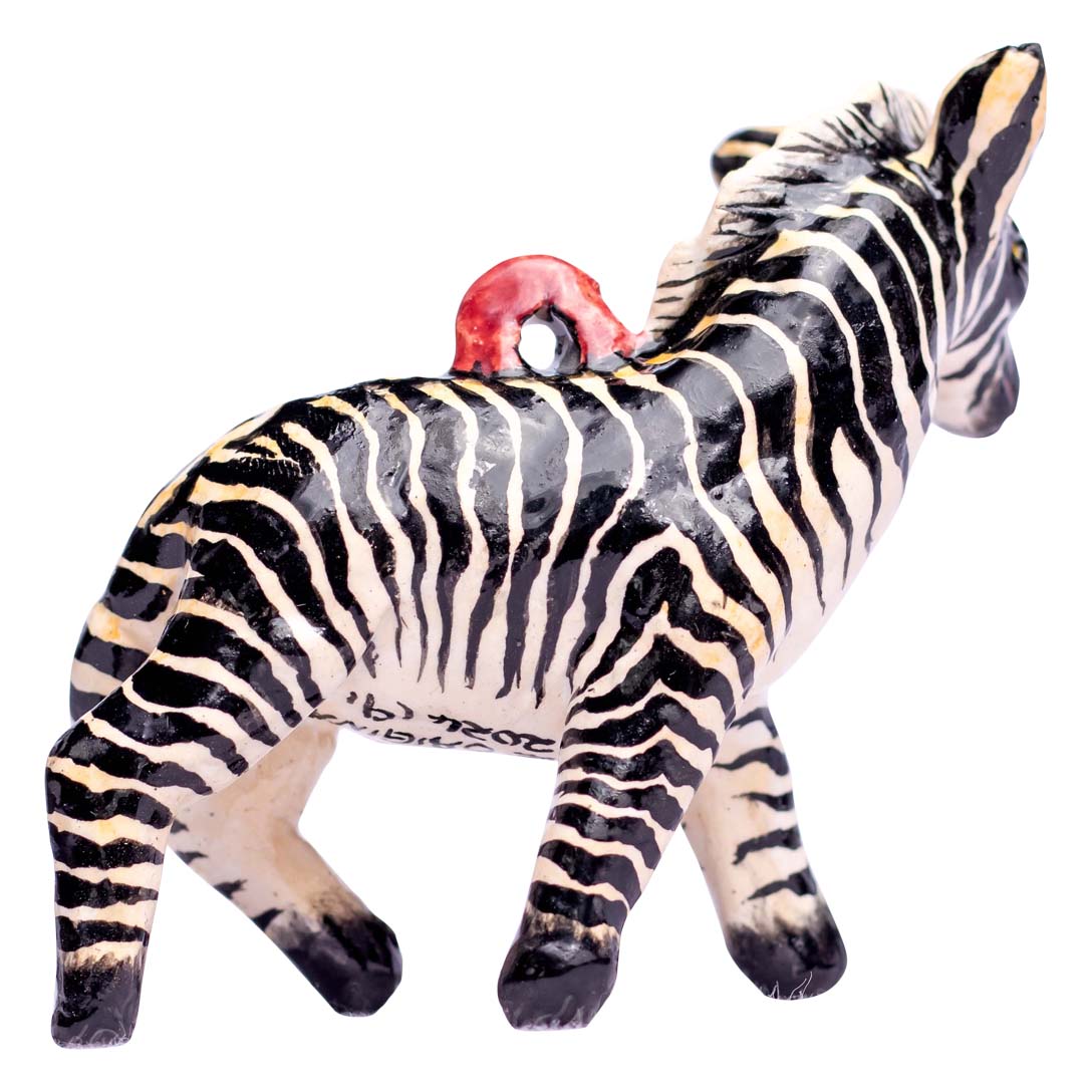 Zebra ornament