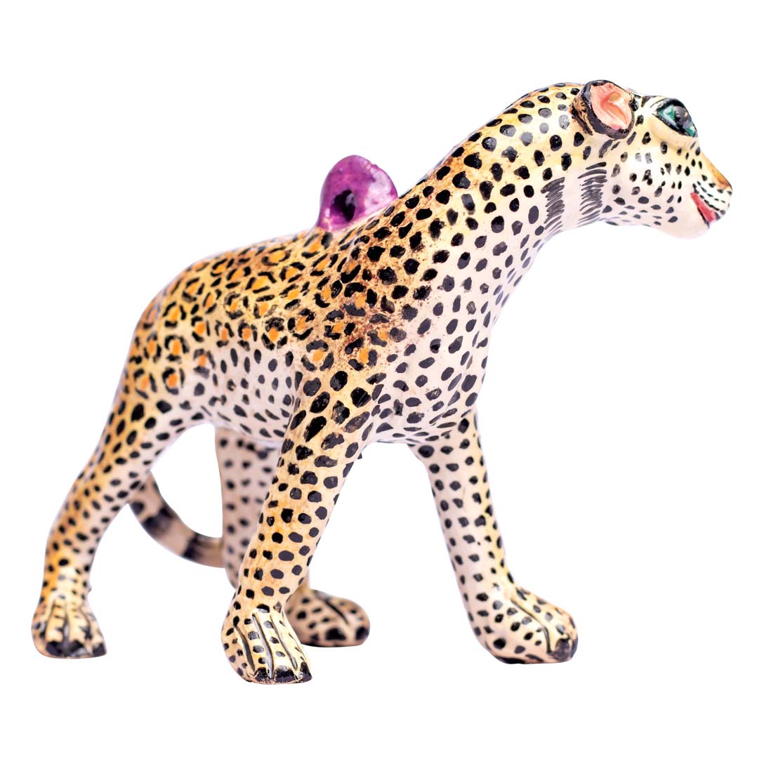 Leopard ornament