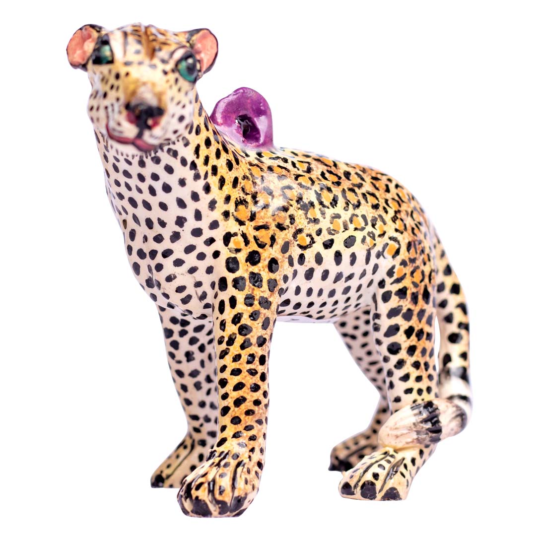 Leopard ornament