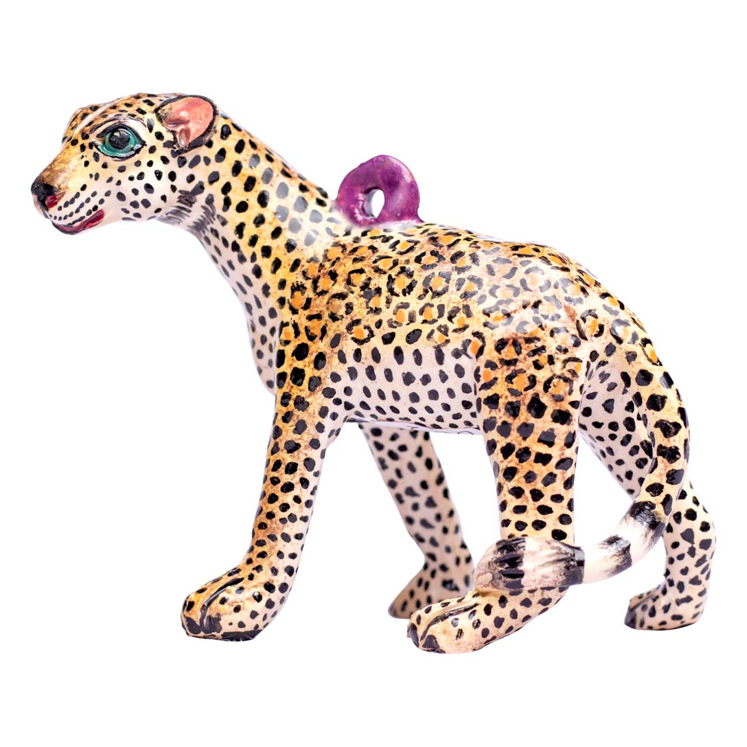 Leopard ornament