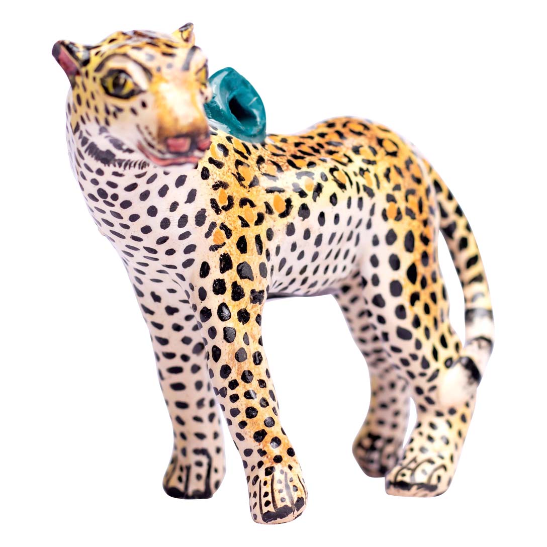 Leopard ornament