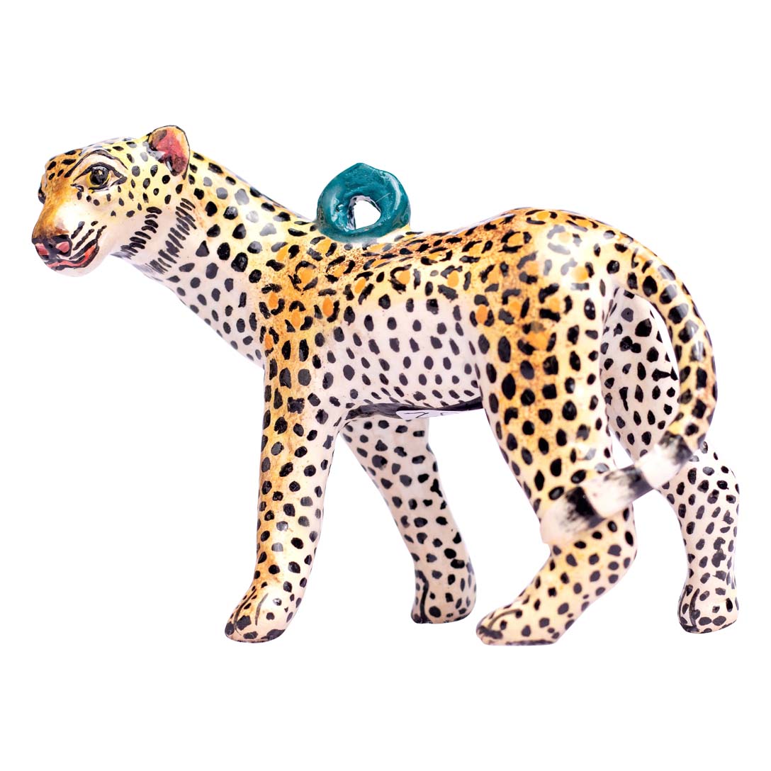 Leopard ornament