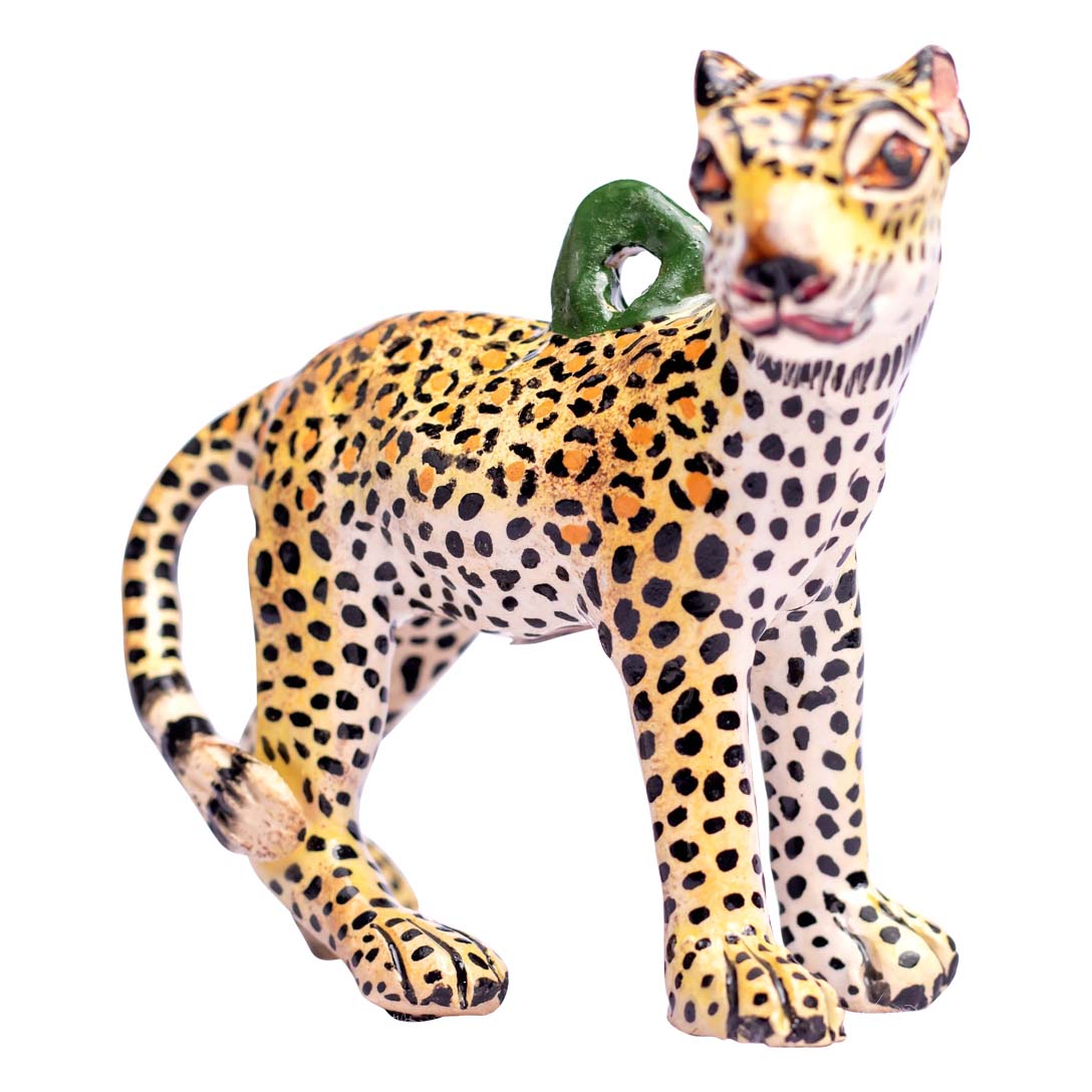 Leopard ornament