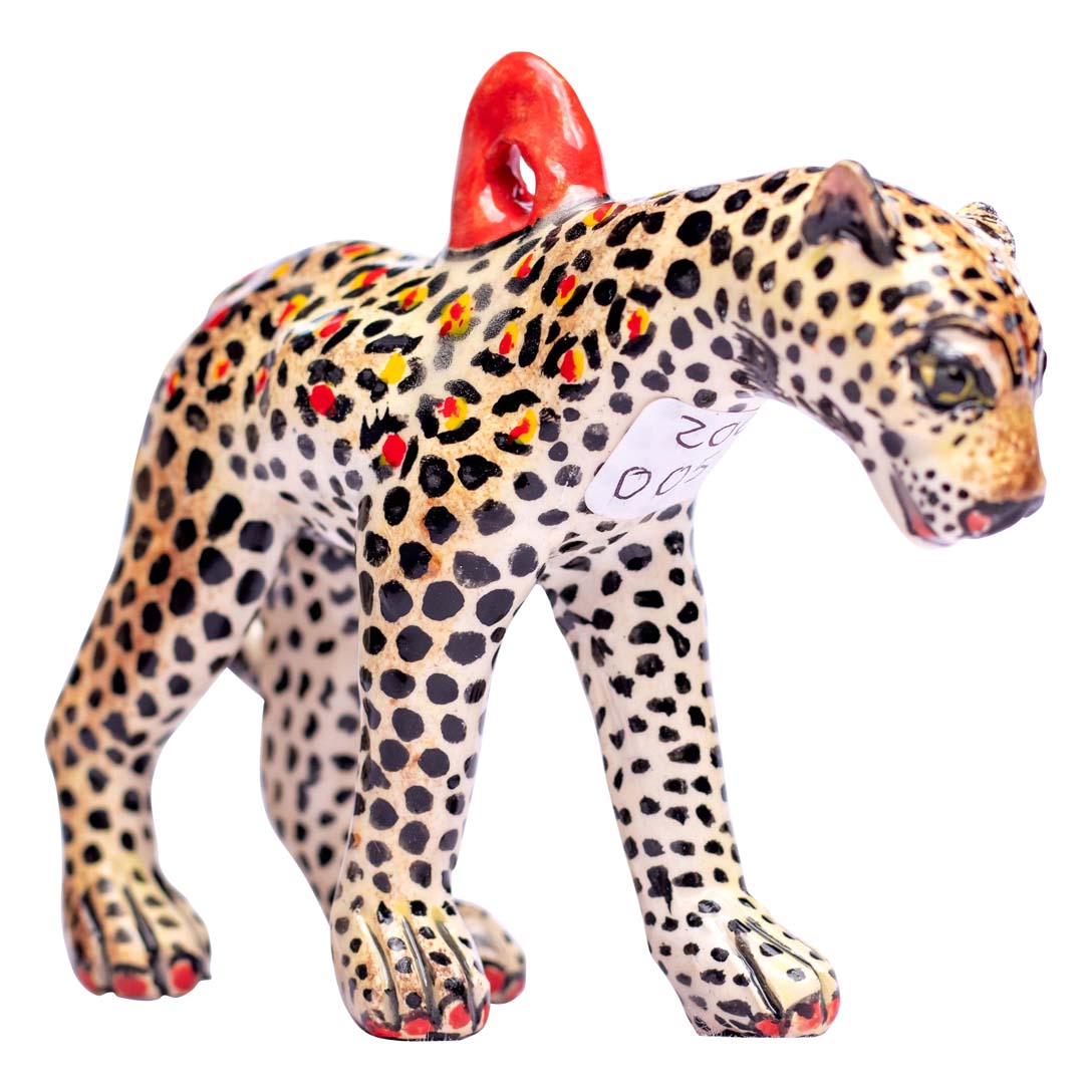 Leopard ornament