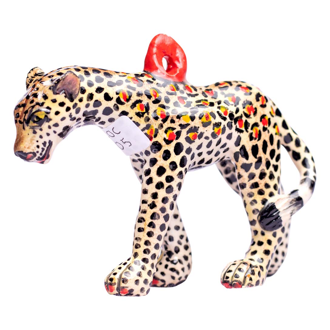 Leopard ornament