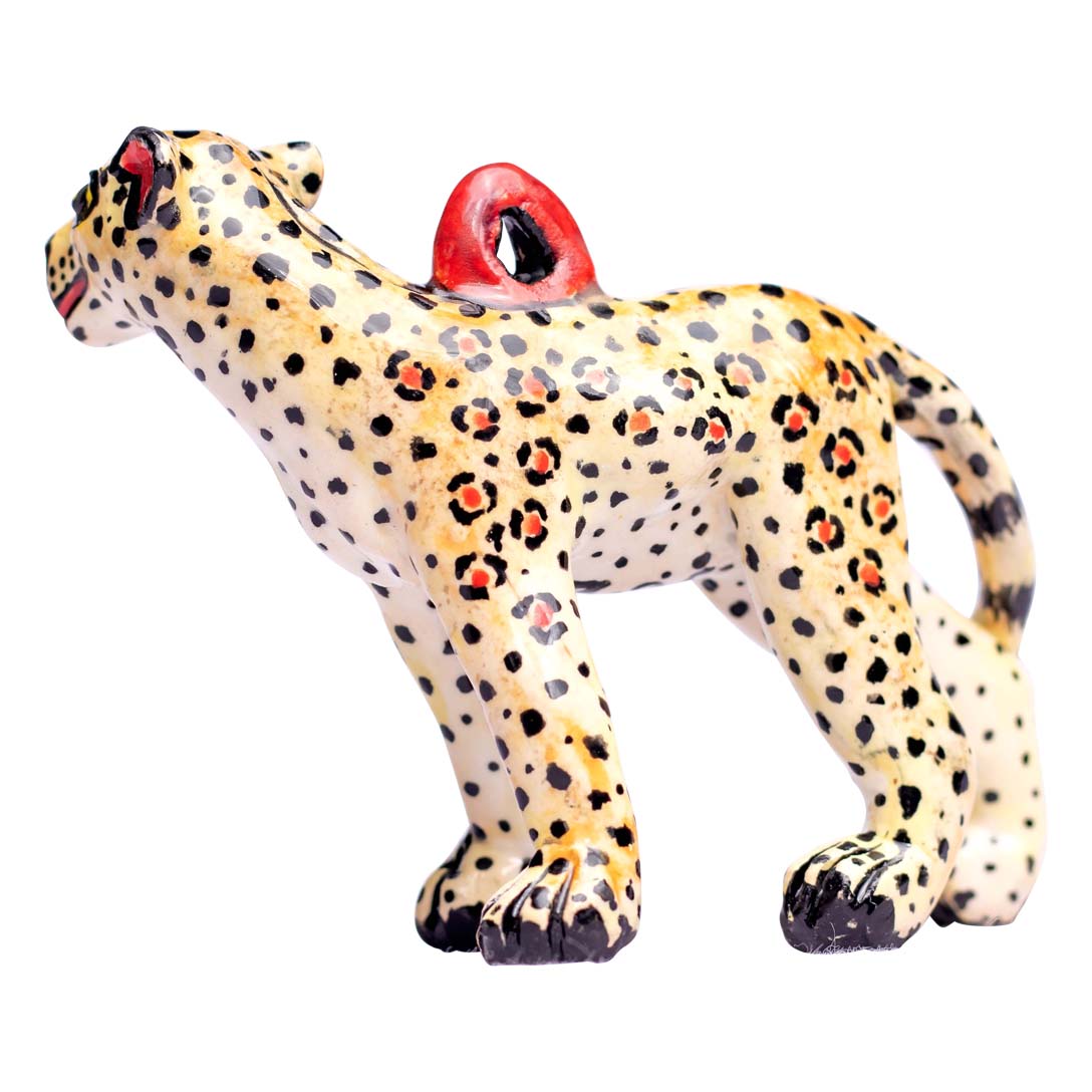 Leopard ornament