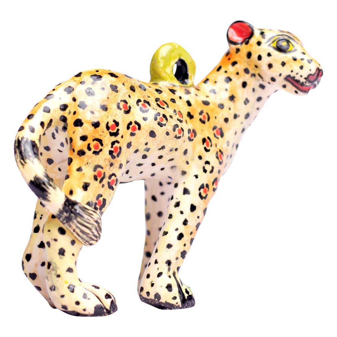 Leopard ornament