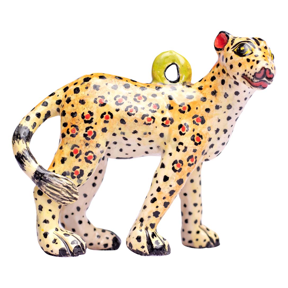 Leopard ornament