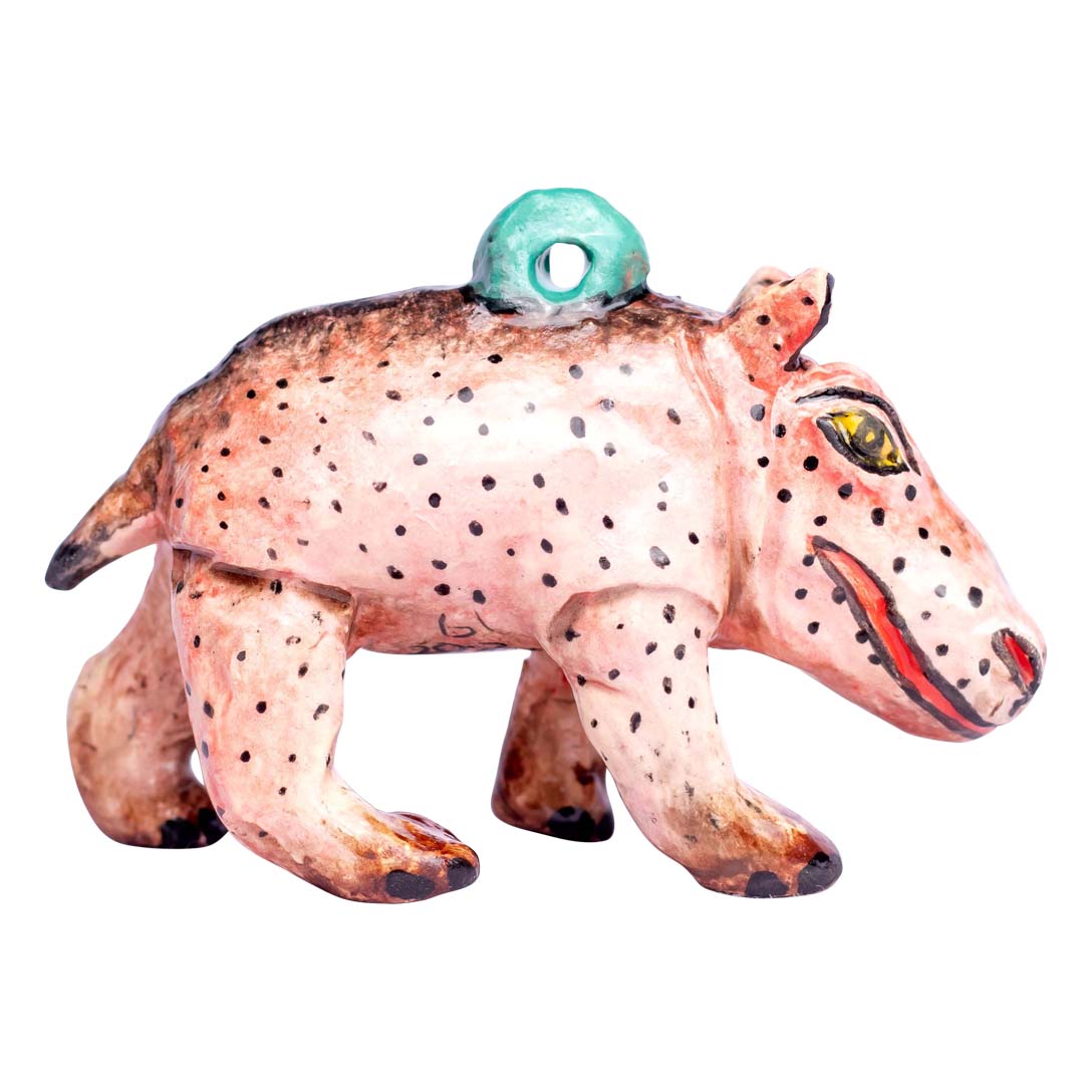 Hippopotamus ornament