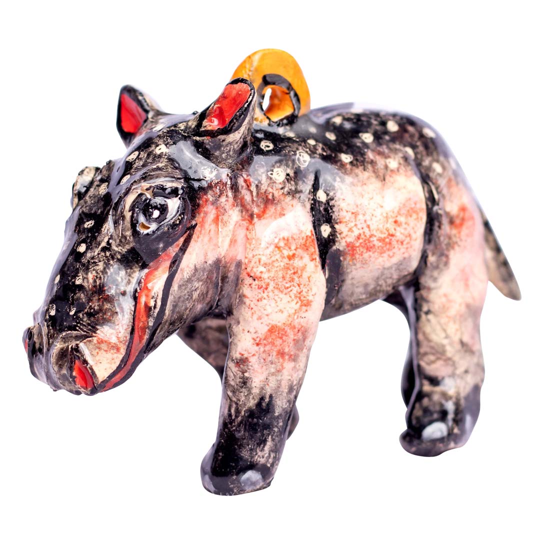 Hippopotamus ornament