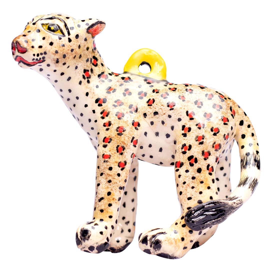 Leopard ornament