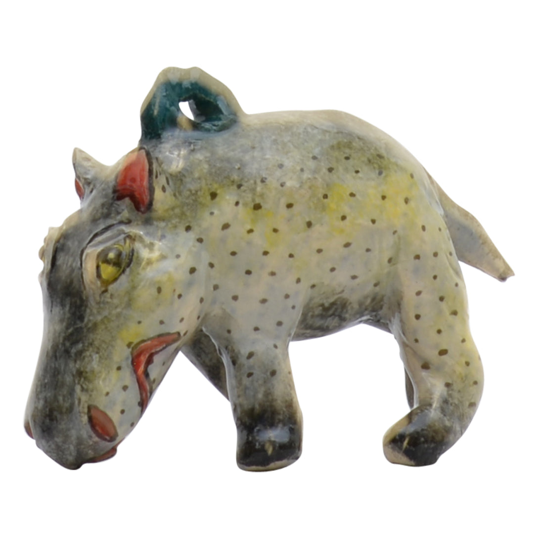 Hippopotamus ornament