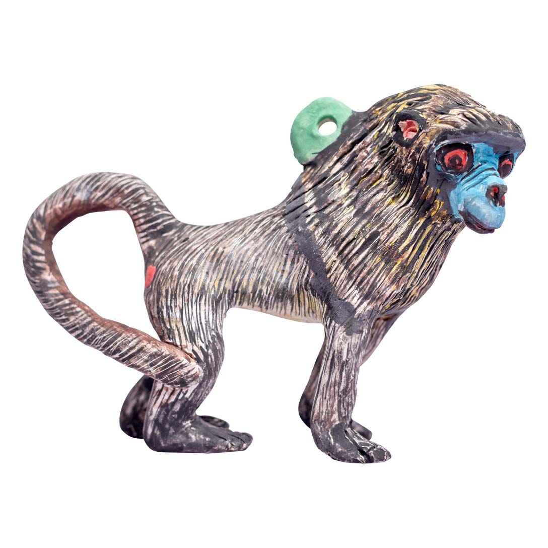 Baboon ornament