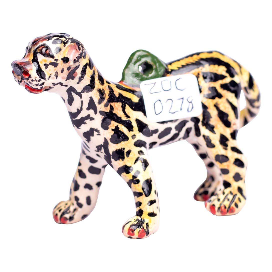 King cheetah ornament