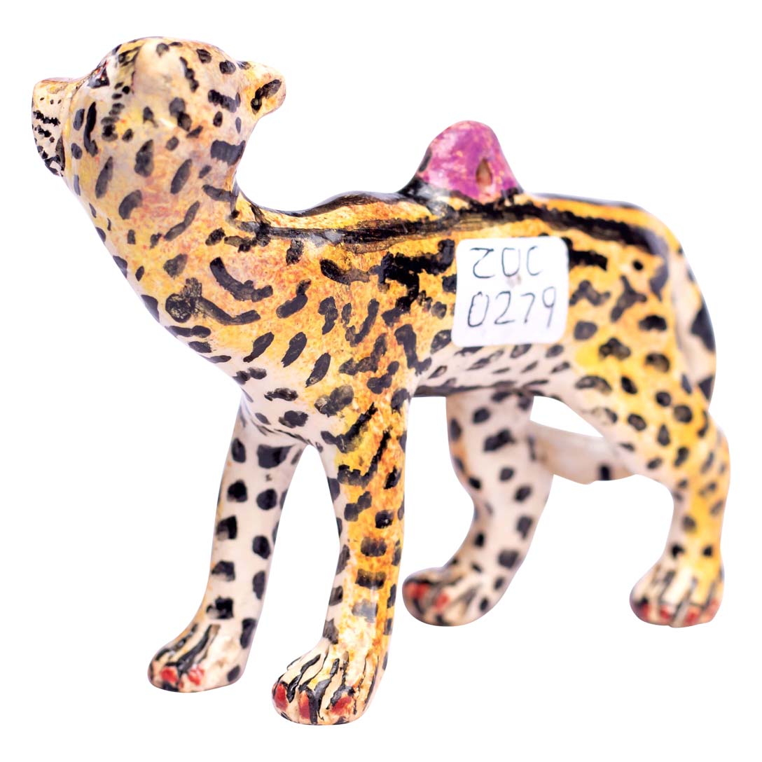 King cheetah ornament