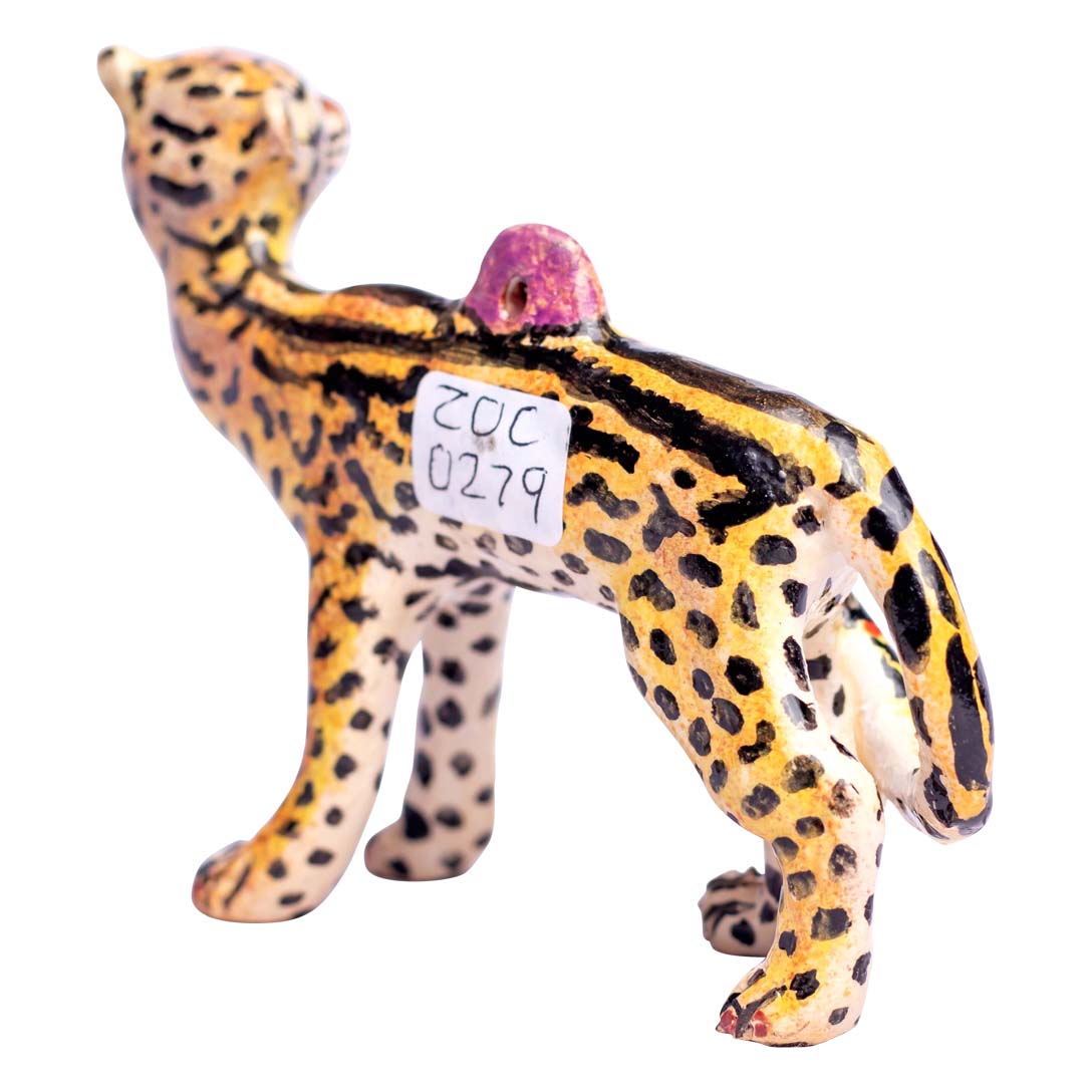 King cheetah ornament