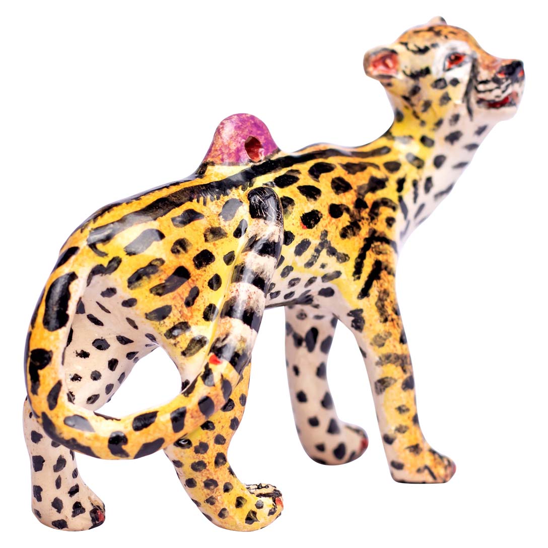 King cheetah ornament