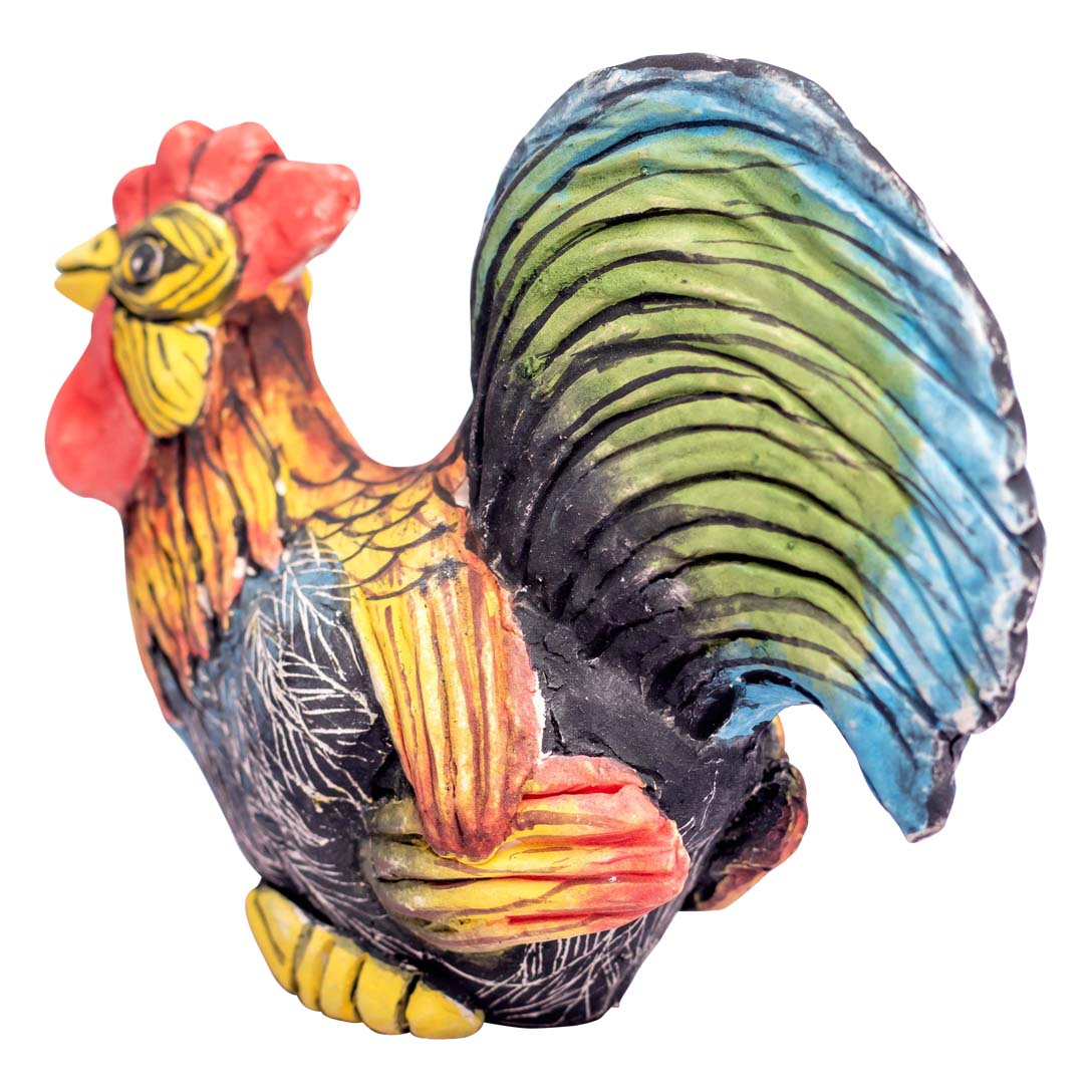Rooster sculpture