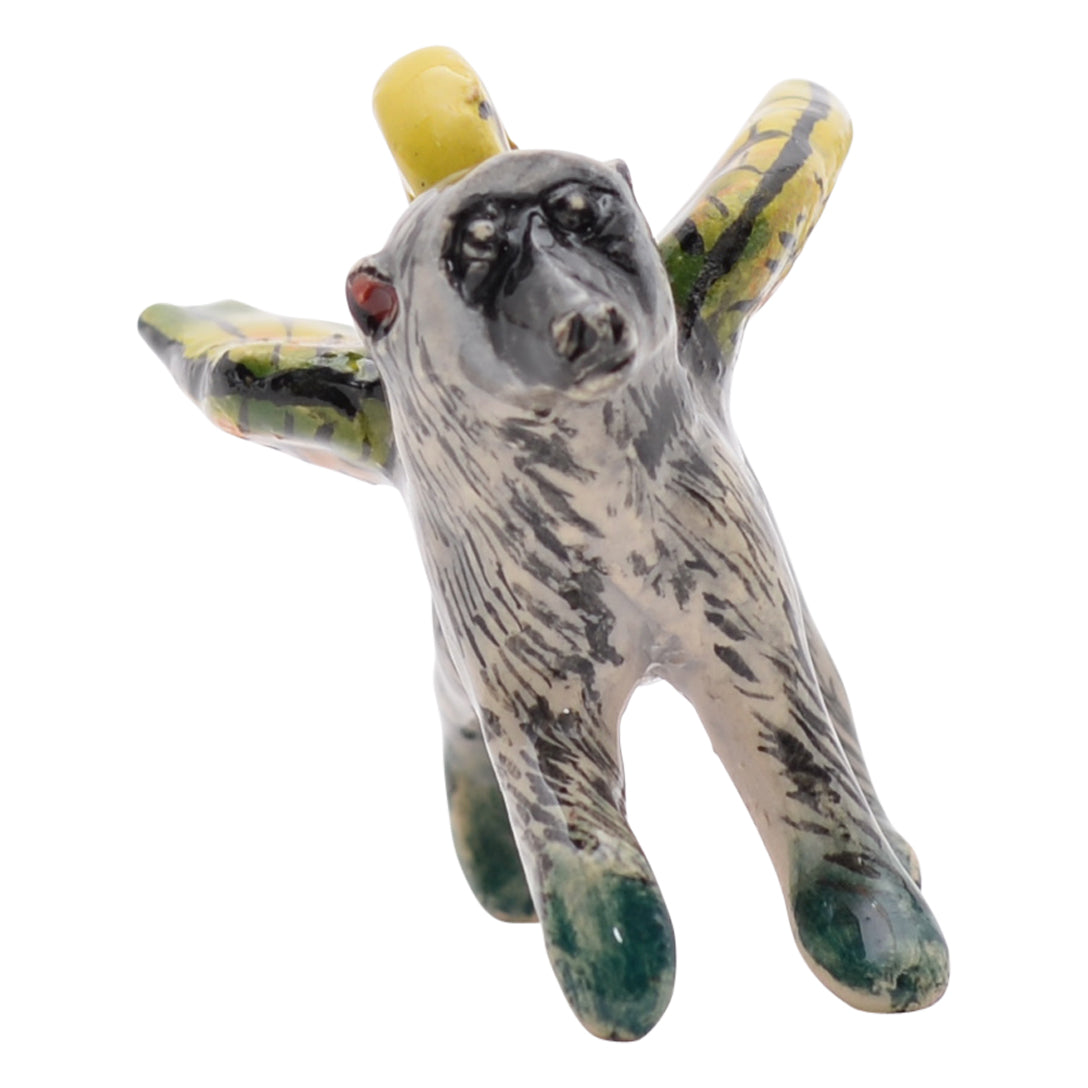 Monkey flying ornament