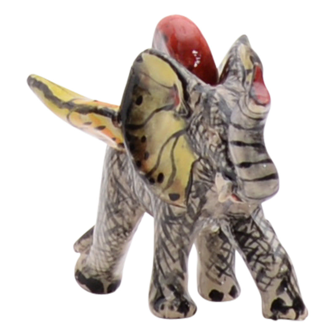 Elephant flying ornament