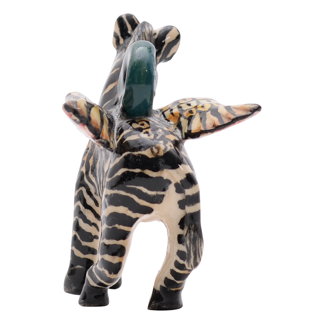 Zebra flying ornament