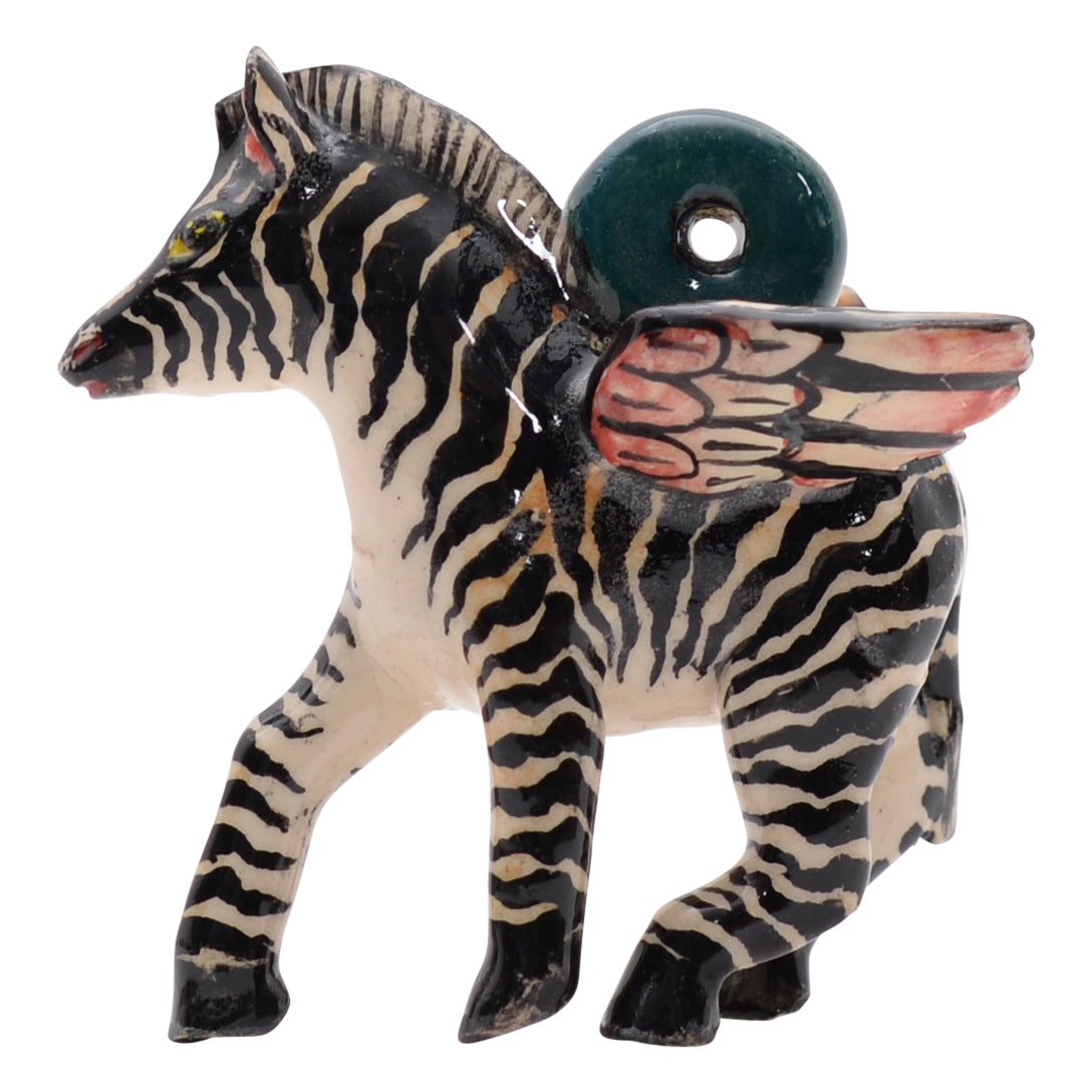 Zebra flying ornament