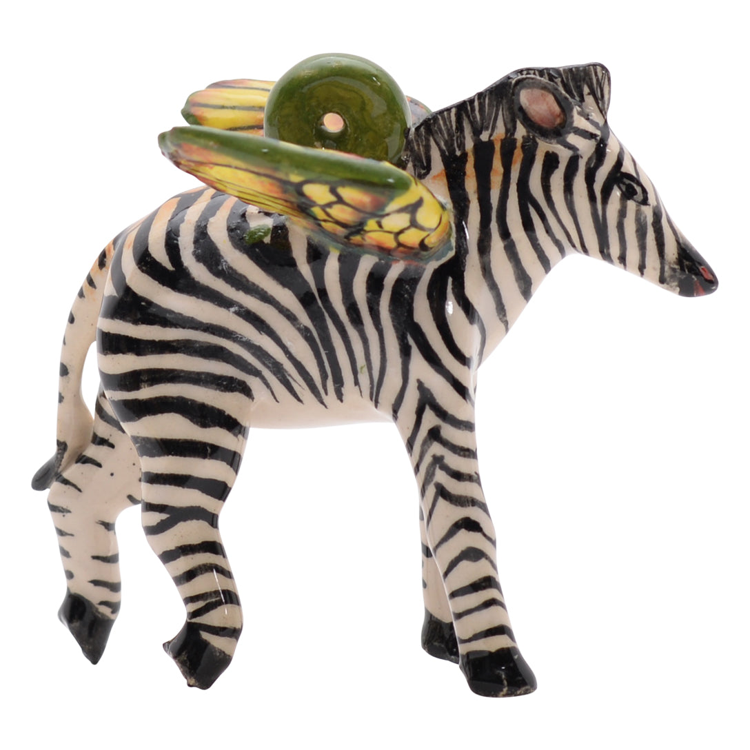 Zebra flying ornament