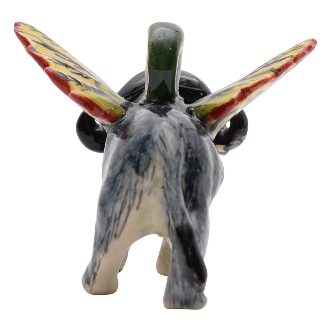 Buffalo flying ornament