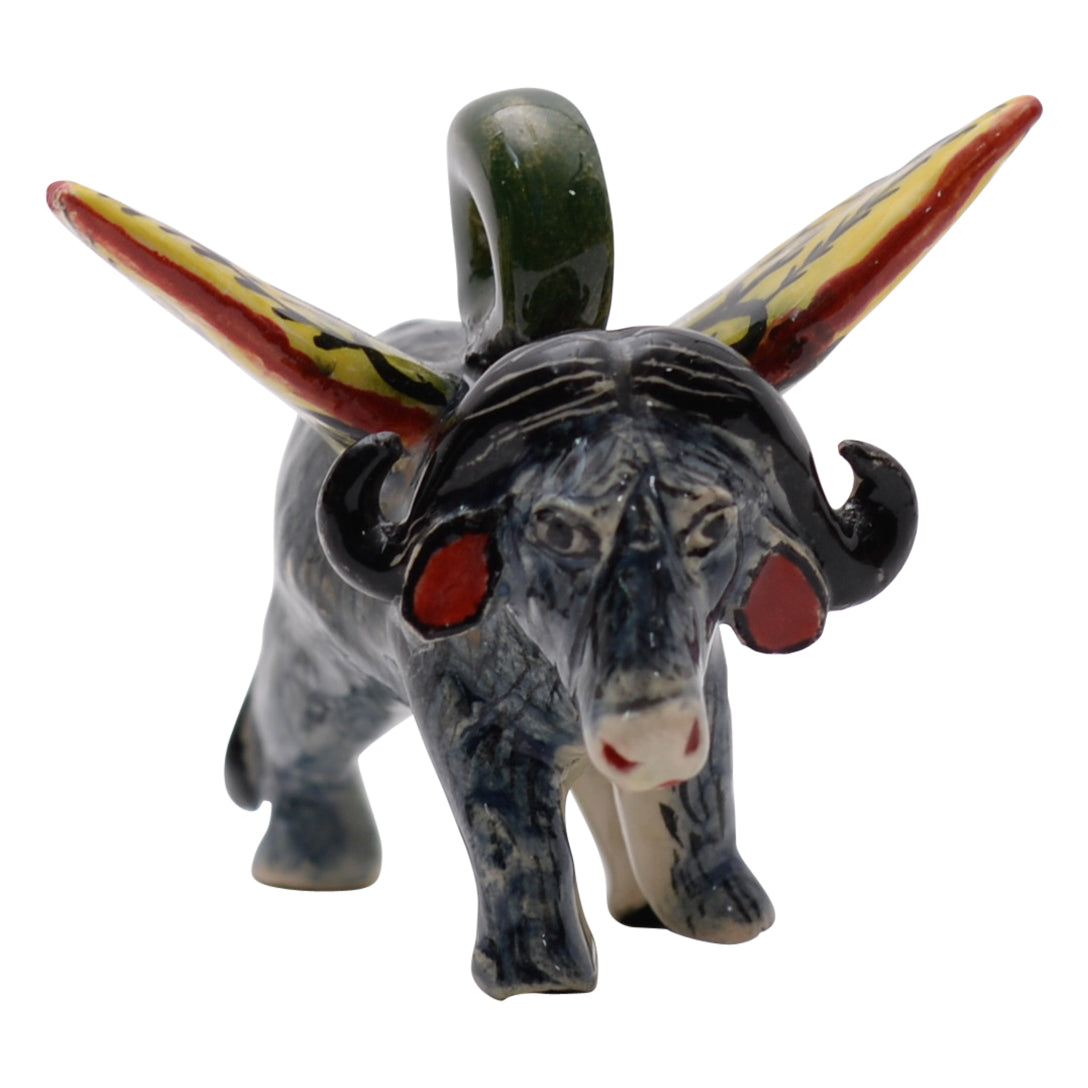 Buffalo flying ornament