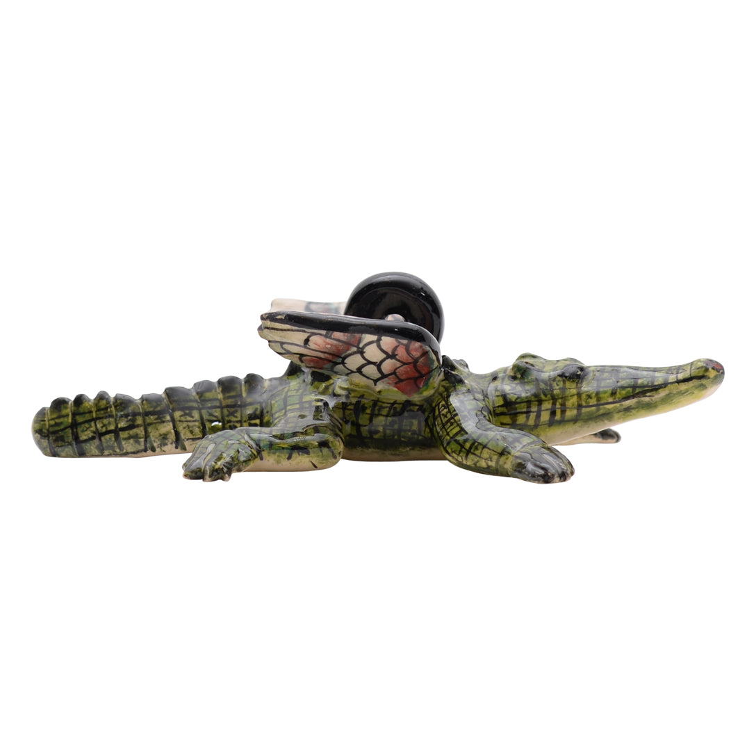 Crocodrile flying ornament