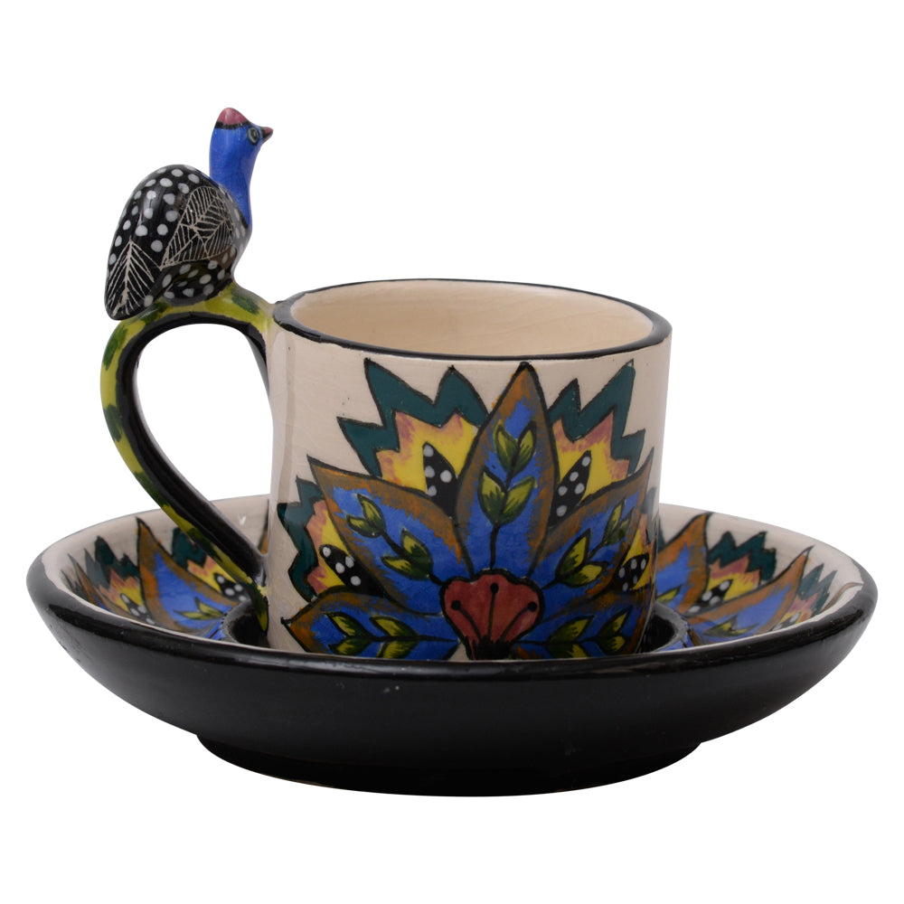 Hoopoe Espresso Cup and Saucer